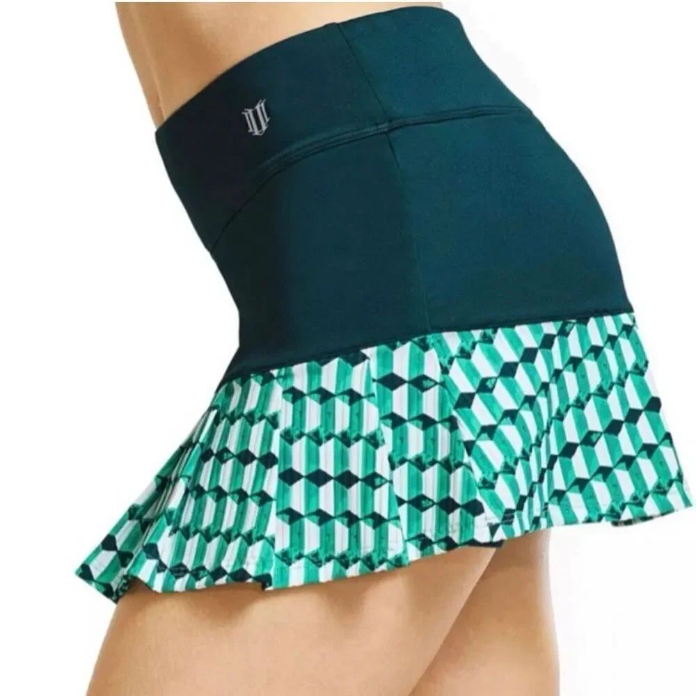 ELEVEN by Venus Williams All That Flutters Tennis Skirt size Large Retro in